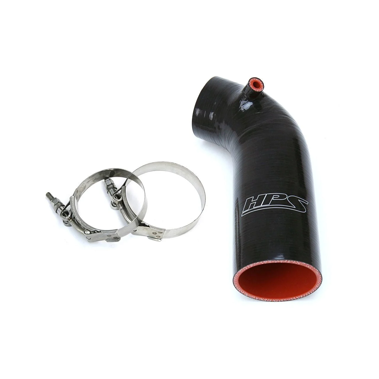 HPS Black Silicone Post MAF Air Intake Hose Kit for Honda 16-19 Civic 10th Gen 2.0L Non Turbo