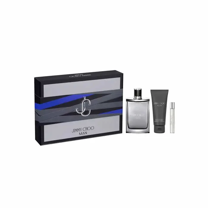 Jimmy Choo Uomo Eau De Toilette Spray Set 100 ml 3 pezzi