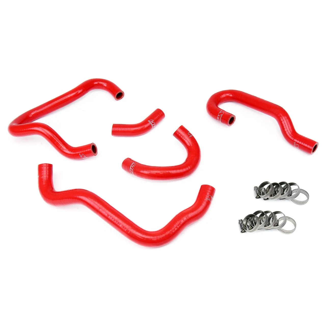HPS Red Reinforced Silicone Heater Hose Kit for Honda 06-09 S2000