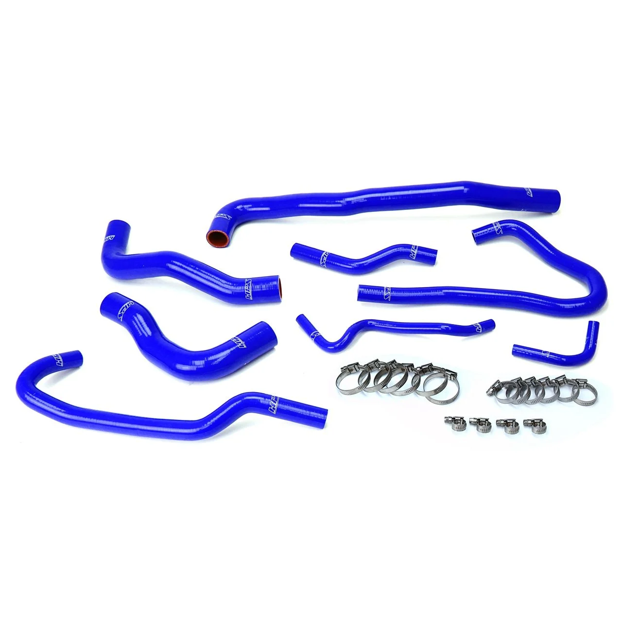 HPS Reinforced Blue Silicone Radiator + Heater Hose Kit Coolant for Mazda 16-17 MX-5 Miata 2.0L