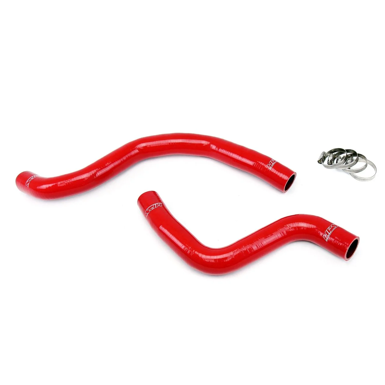 HPS Red Reinforced Silicone Radiator Hose Kit Coolant for Mitsubishi Lancer EVO 7 8