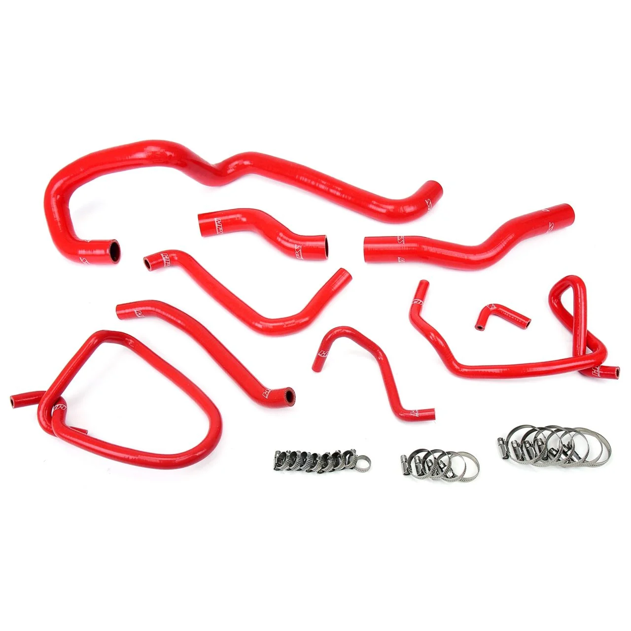 HPS Reinforced Red Silicone Radiator Hose Kit Coolant for Mazda 06-14 Miata 2.0L