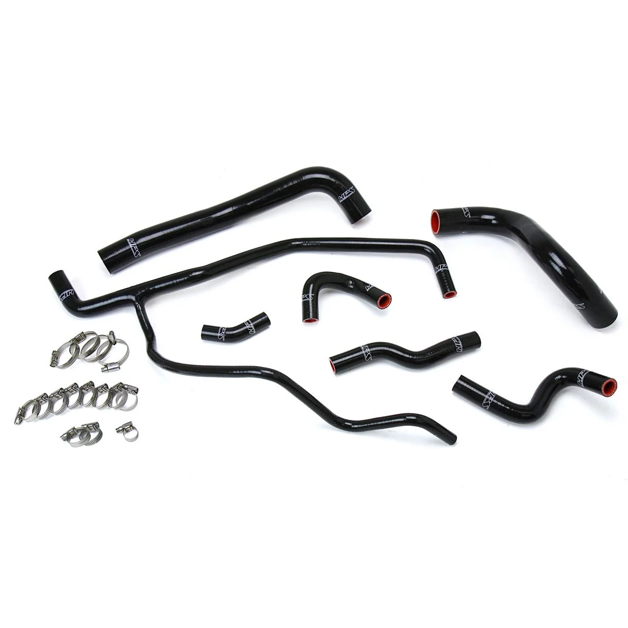 HPS Black Reinforced Silicone Radiator + Heater Hose Kit Coolant for Dodge 11-17 Charger 3.6L V6