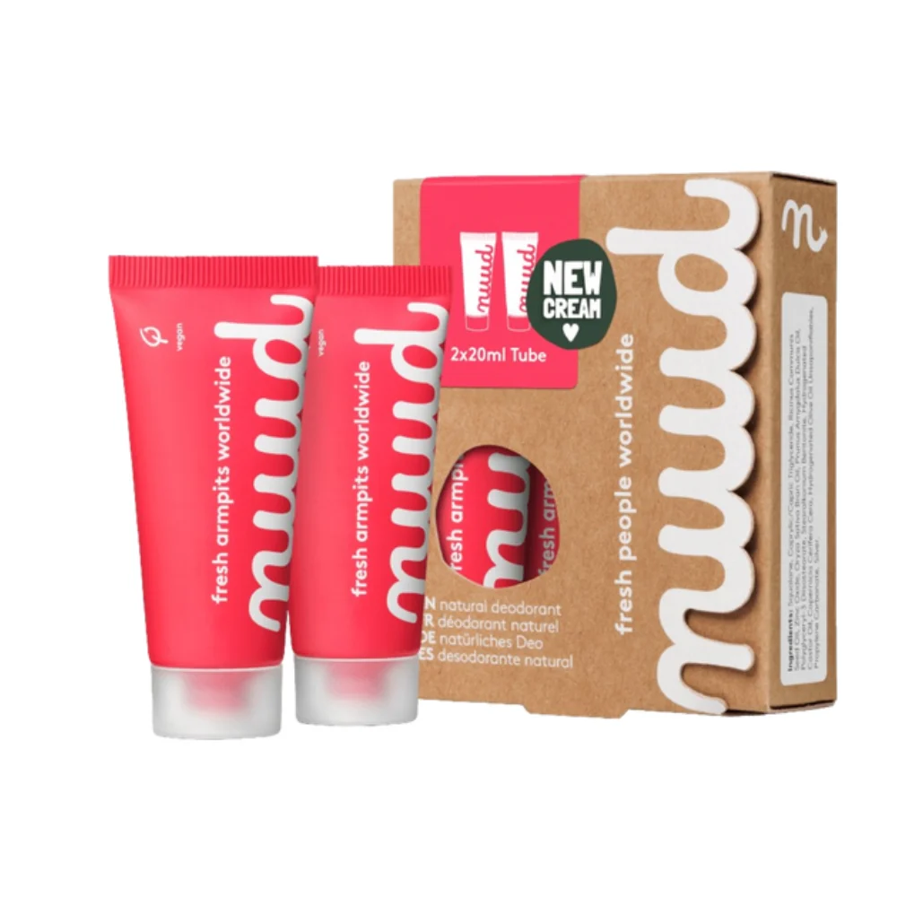 Nuud Smarter Pack, rosso deodorante in crema (40 ml)