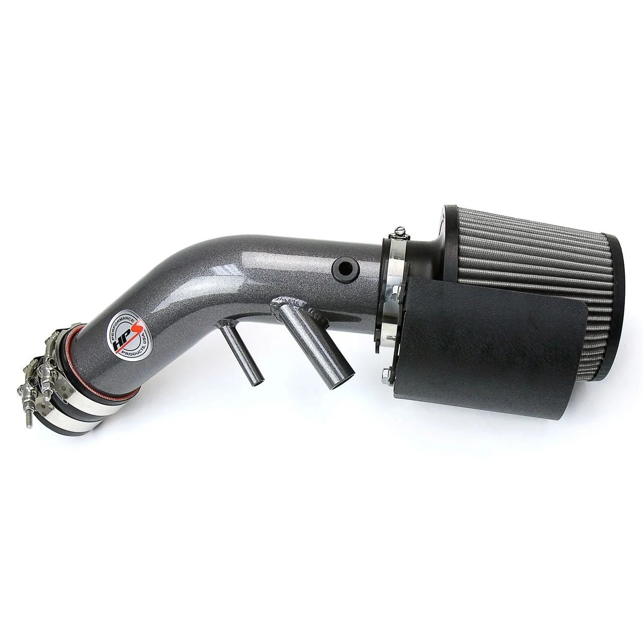 HPS Shortram Air Intake Kit 15-19 Hyundai Sonata Eco 1.6L Turbo, Includes Heat Shield, Gunmetal