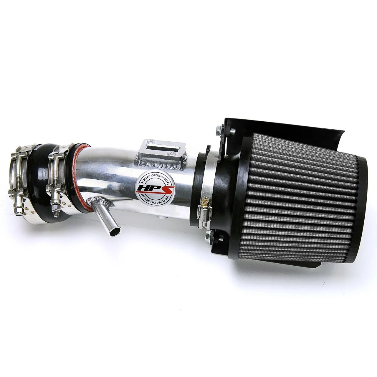 HPS Shortram Air Intake Kit 15-18 Nissan Murano 3.5L V6, Includes Heat Shield, Polish