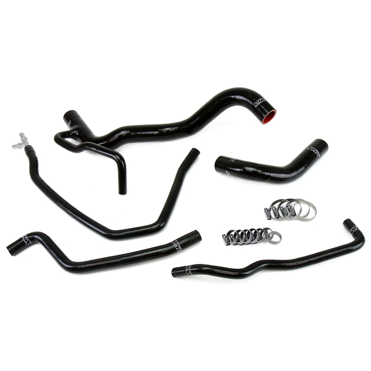 HPS Black Silicone Radiator Hose 5pcs Complete Kit Coolant Bypass for Scion 11-15 tC
