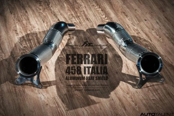 FI Exhaust Sport 200 cell Downpipe For Ferrari 458 Italia, Sypder Race Version 2010-2015