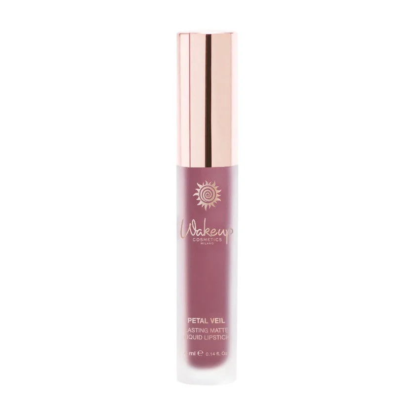 Wakeup cosmetics Petal Veil Liquid Rossetto - Rossetto Opaco A Lunga Tenuta Petal matte liquid lips rosewood