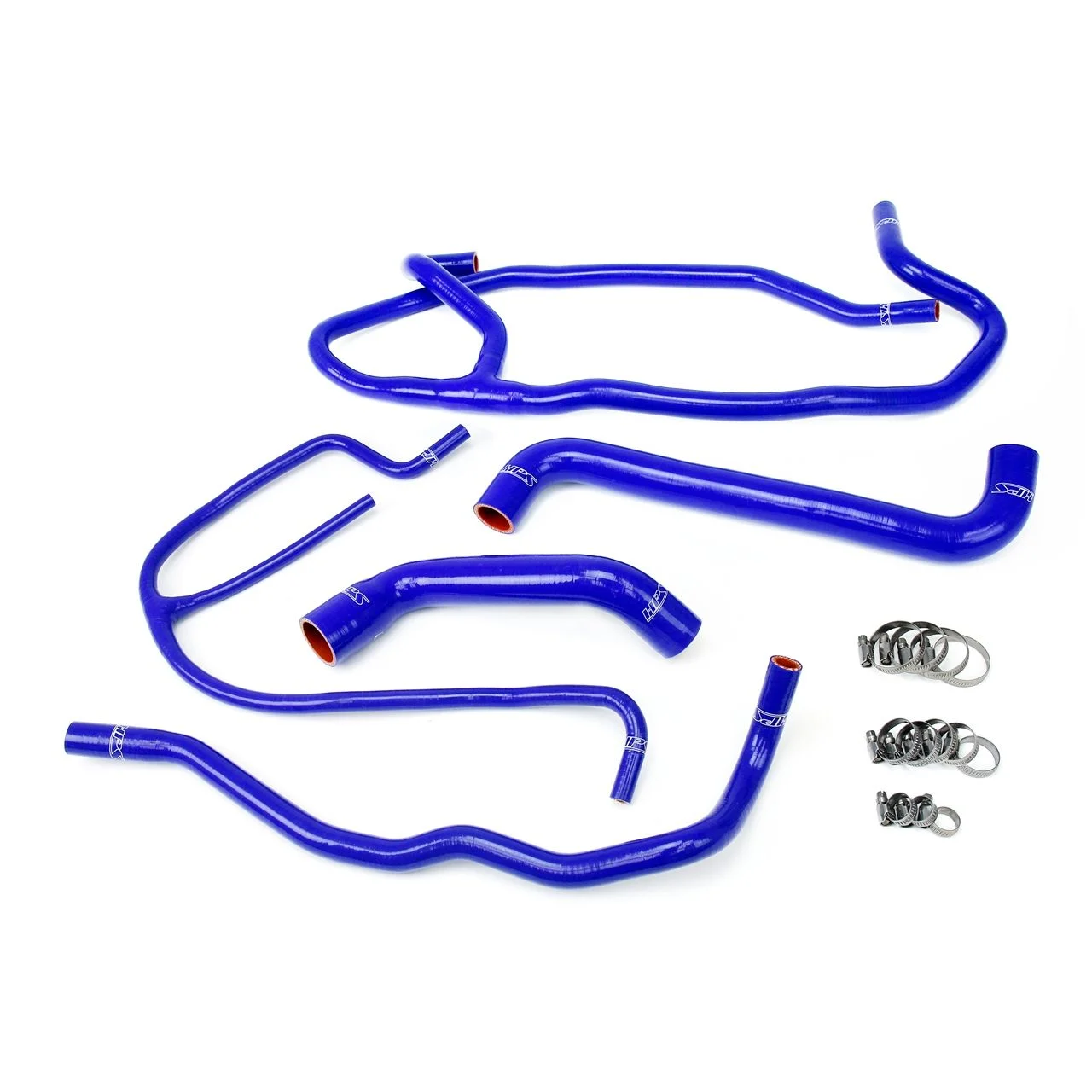 HPS Reinforced Blue Silicone Radiator + Heater Hose Kit Coolant for Chevy 05-07 Corvette 6.0L LS2 V8