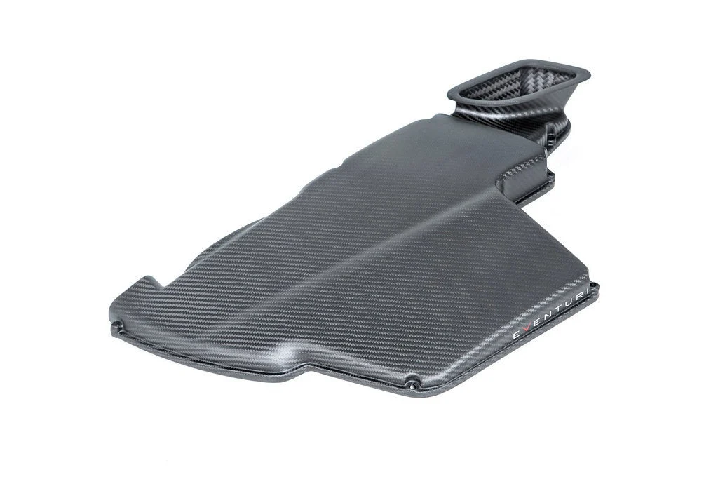 Eventuri Black Carbon Fiber Airbox Lid Matte for BMW M3 2008-2013
