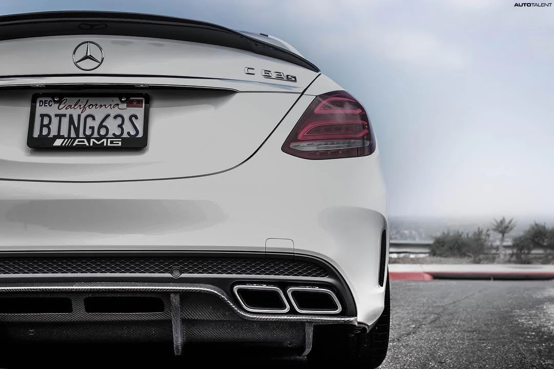 PSM Dynamic Carbon Fiber Decklid Spoiler Mercedes-Benz W205 C63 AMG