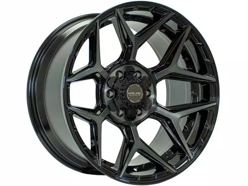 4Play 4P06 Brushed Black 6-Lug Wheel; 20x10; -18mm Offset (21-26 Tahoe)
