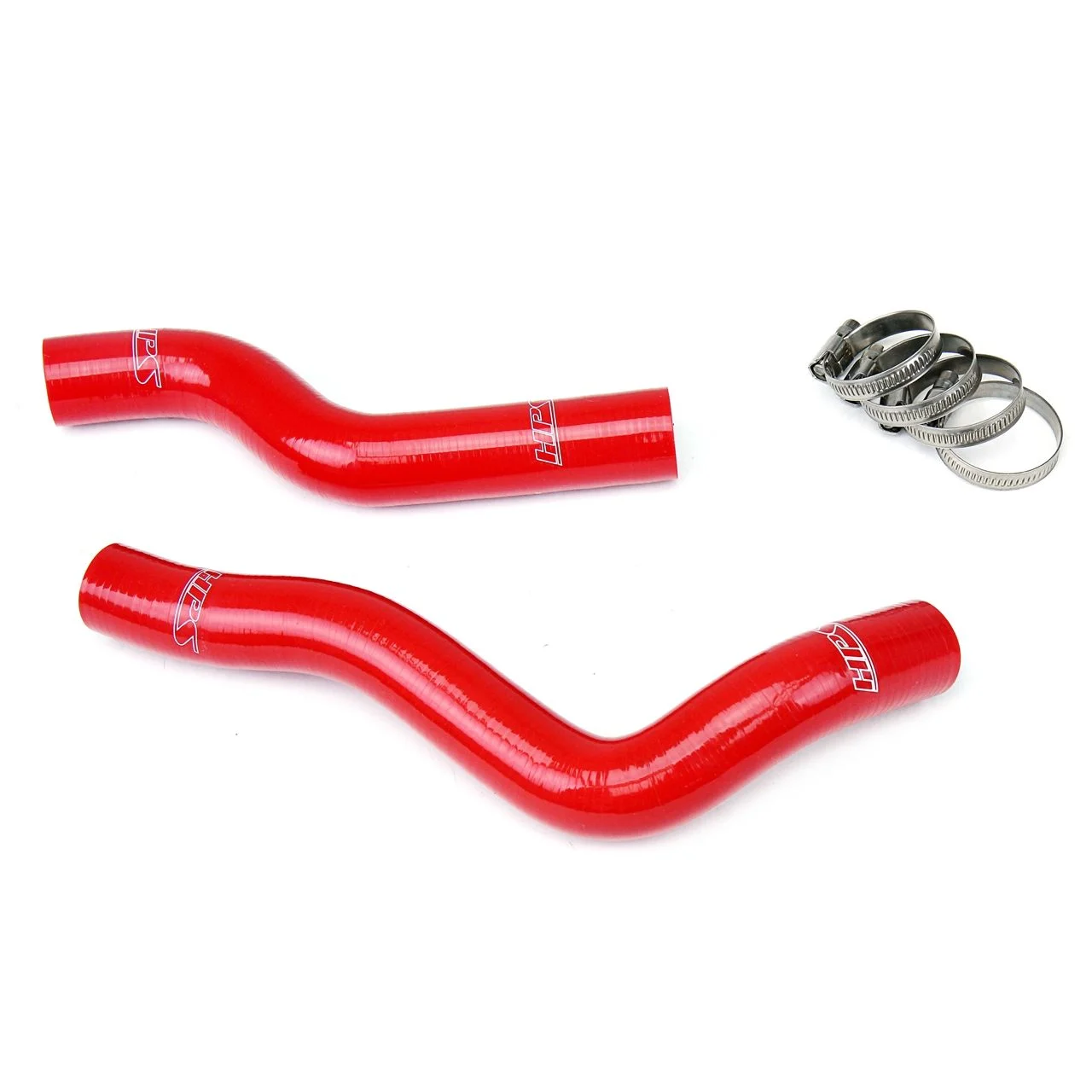 HPS Red Reinforced Silicone Radiator Hose Kit Coolant for Honda 09-13 Fit