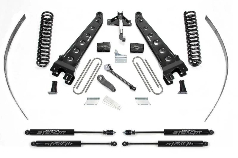 Fabtech 08-16 Ford F250 4WD w/Factory Overload 8in Rad Arm Sys w/Coils & Stealth