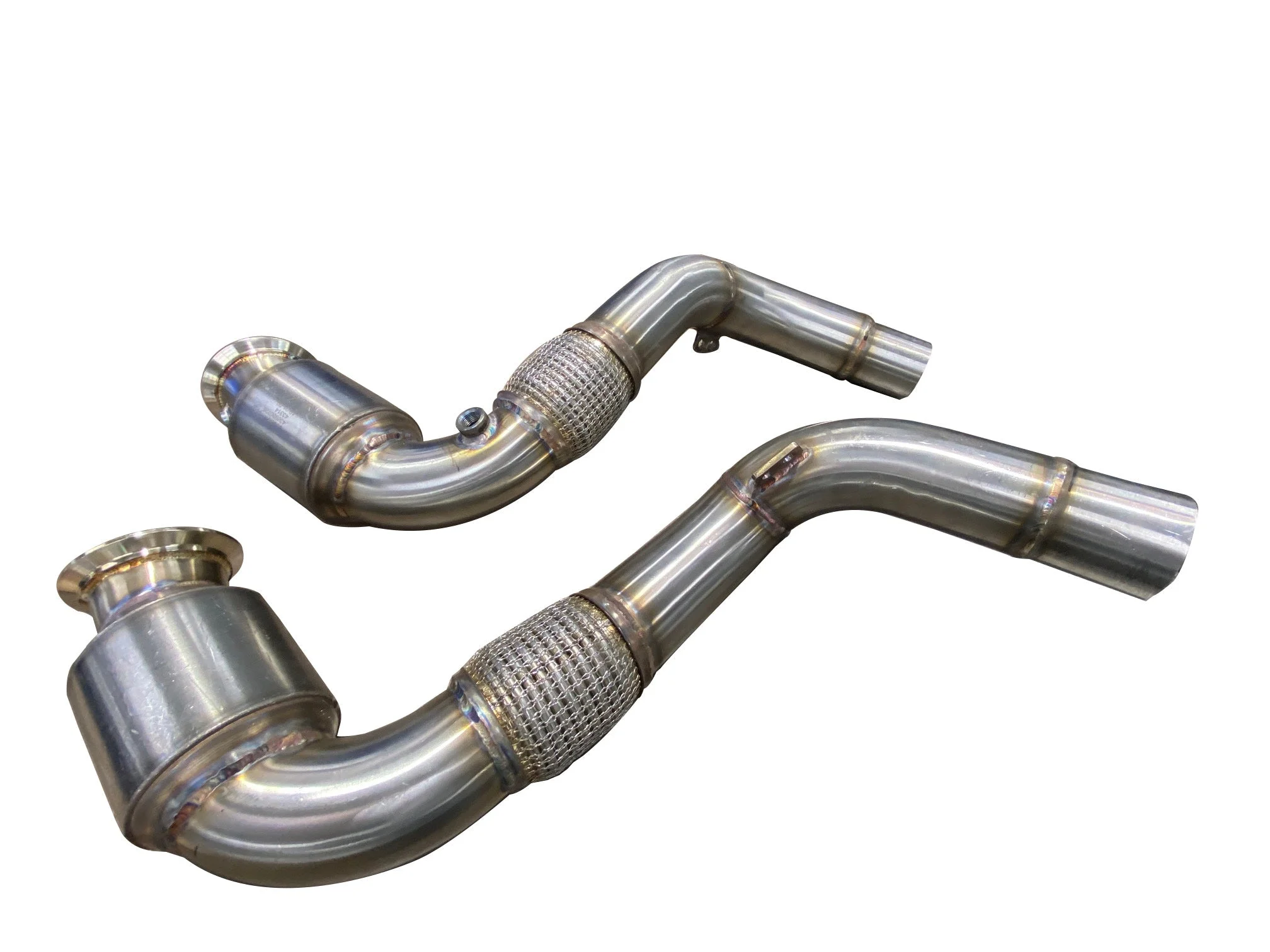 Active Autowerke S63/N63 GESI Catted Downpipes | BMW F85 X5M | F86 X6M 2015-2018