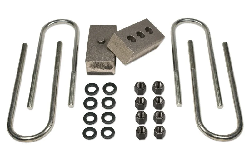 Tuff Country 03-12 Dodge Ram 3500 4wd (w/3.5in Rear axle) 2in Rear Block & U-Bolt Kit