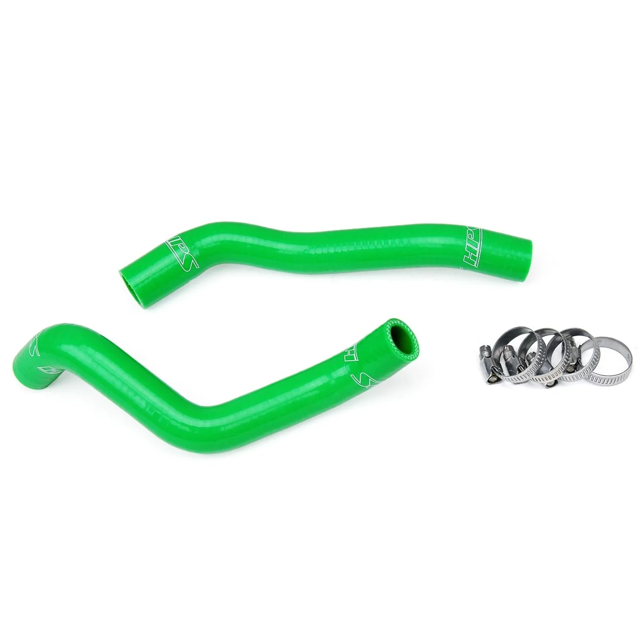 HPS Green Reinforced Silicone Radiator Hose Kit for Kawasaki 08-14 KFX450R