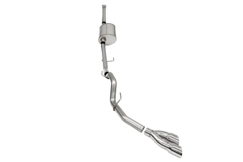 Corsa 2021-2025 Ford F-150 SuperCrew/6.5in Bed 5.0L V8 Sport Cat-Back Single Side Exit-Polished
