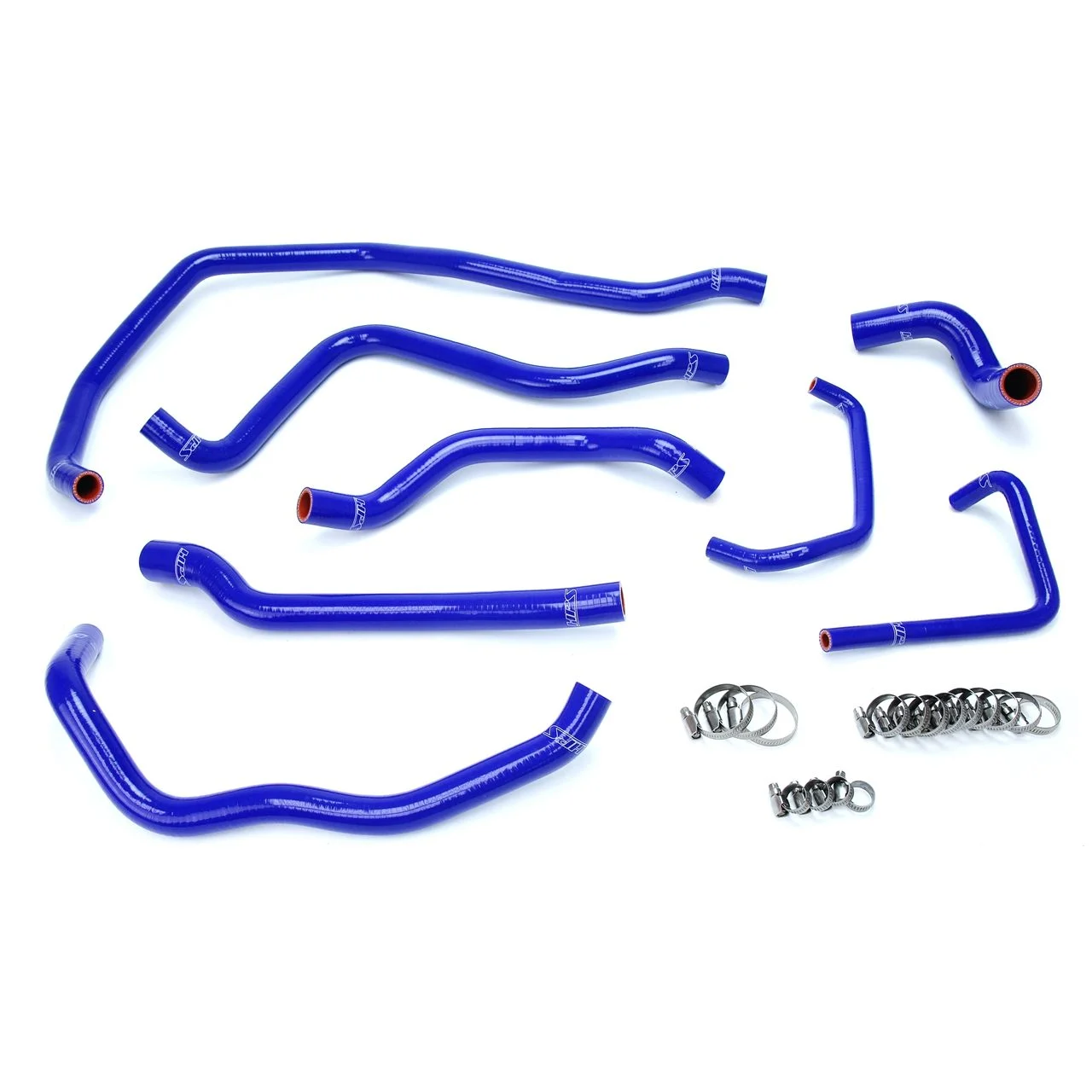 HPS Blue Reinforced Silicone Radiator Hose Kit Coolant for Polaris 14-18 RZR XP 1000