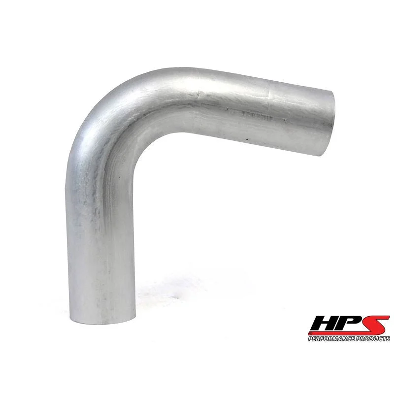 HPS 2.25" OD 110 Degree Bend 6061 Aluminum Elbow Pipe 16 Gauge w/ 3" CLR