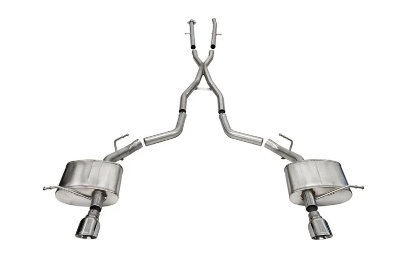 Corsa 2011-2025 Dodge Durango Xtreme 2.5in Cat-Back Dual Rear Exit w/ Single 4.5in Polished Tips
