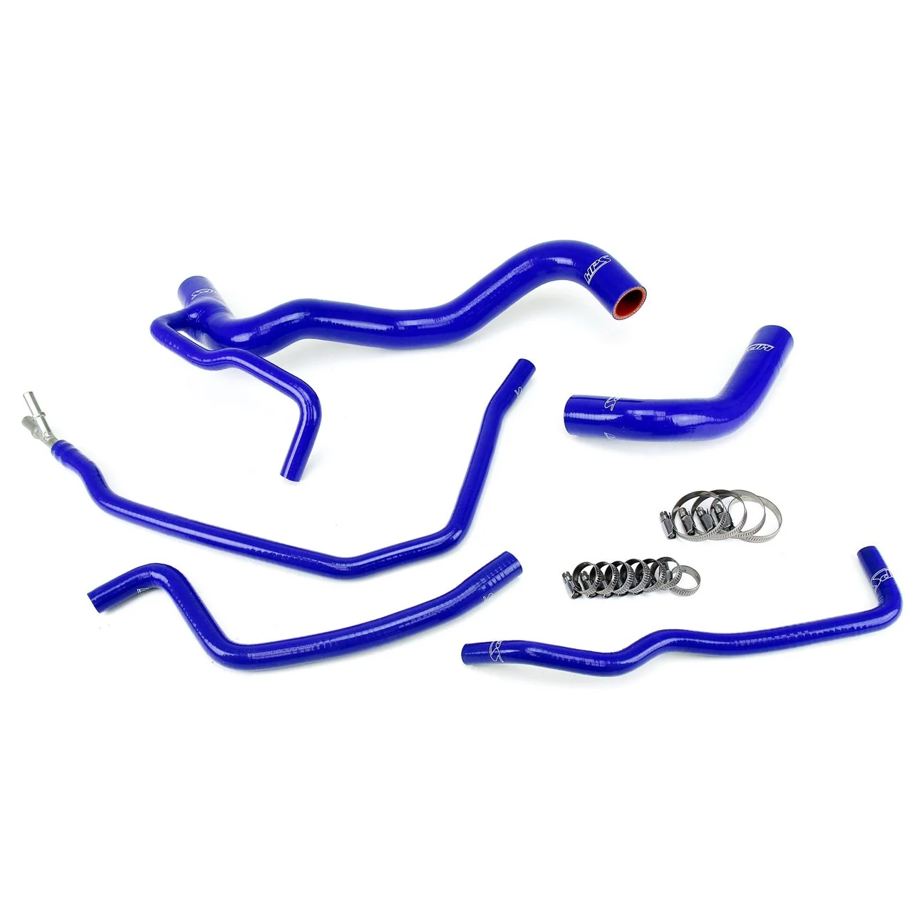 HPS Blue Silicone Radiator Hose 5pcs Complete Kit Coolant Bypass for Scion 11-15 tC