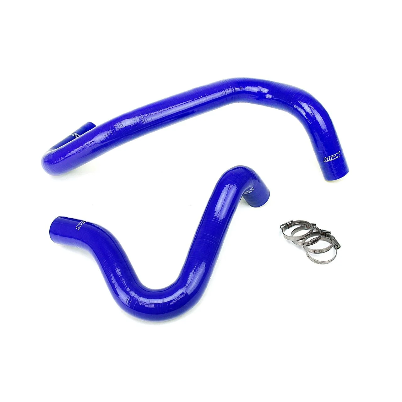 HPS Blue Reinforced Silicone Radiator Hose Kit Coolant for Ford 01-03 F250 Superduty w/ 7.3L Diesel Single or Dual Alternator