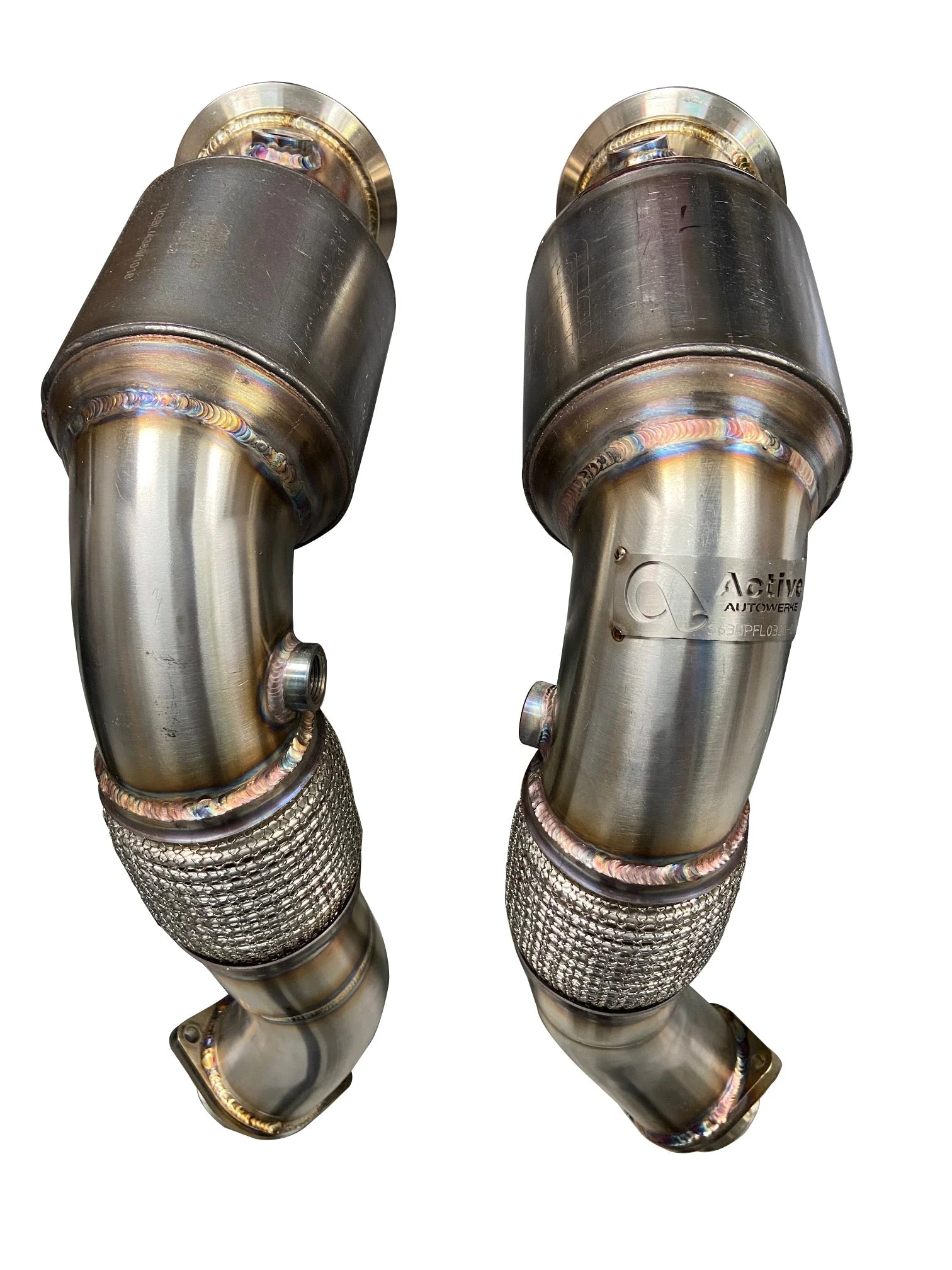 Active Autowerke S63 AFlow Catted Downpipes | BMW F10 M5 13-16 | F12 M6 13-17