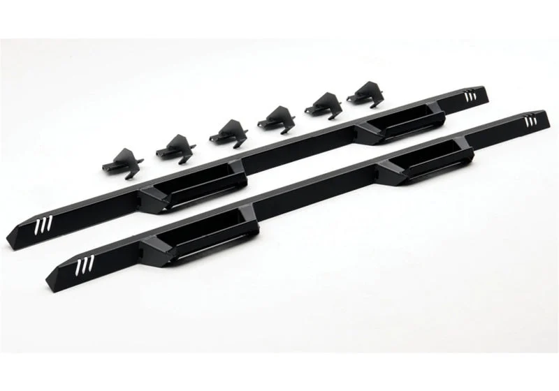 N-Fab EPYX 07-18 Chevy/GMC 1500 / 08-10 Chevy/GMC 2500/3500 Crew Cab - Cab Length - Tex. Black