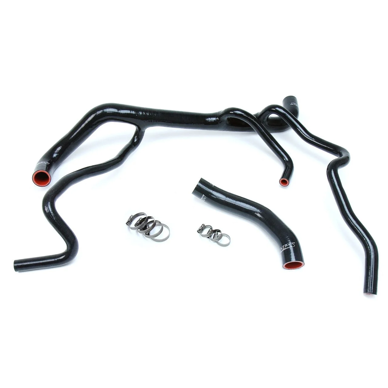 HPS Black Reinforced Silicone Radiator Hose Kit Coolant for Chevy 16-17 Camaro SS Coupe 6.2L V8