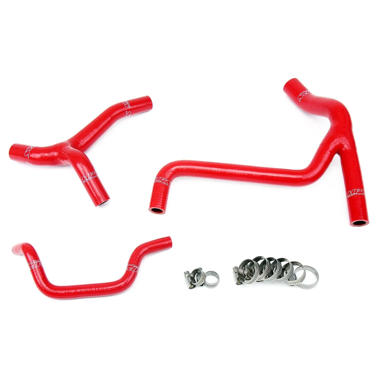HPS Red Reinforced Silicone Radiator Hose Kit Coolant for Kawasaki 10-12 KX450F