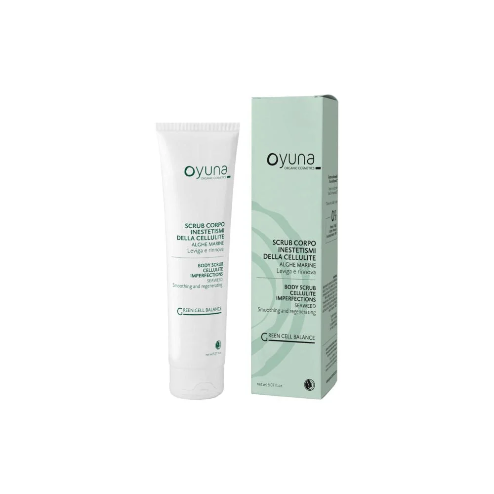 Oyuna Green Cell Scrub Corpo Inestetismi della Cellulite, 150 ml