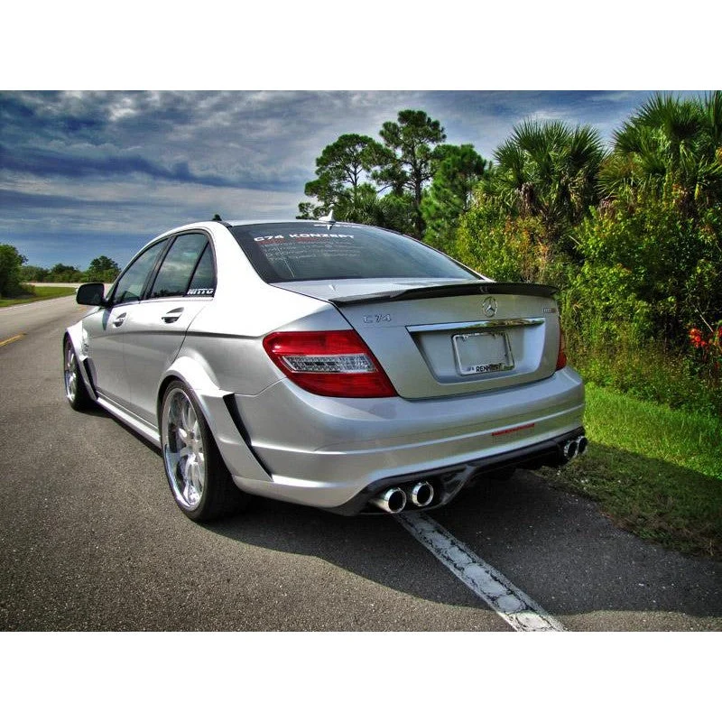 RennTech Carbon Rear Widebody Conversion Kit For Mercedes-Benz W204 C63 AMG 2008-2014
