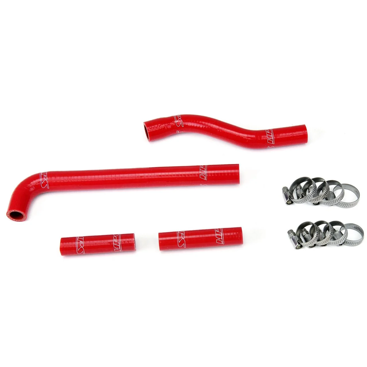 HPS Red Reinforced Silicone Radiator Hose Kit Coolant for Yamaha 01-06 WR250F