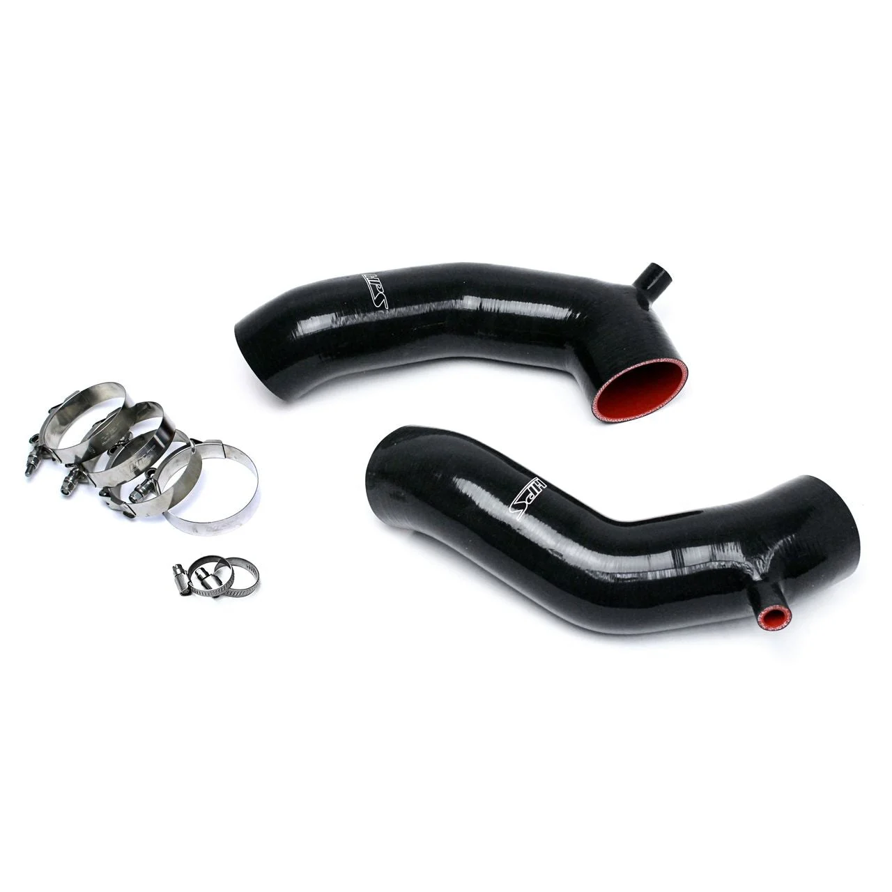 HPS Black Reinforced Silicone Post MAF Air Intake Hose Kit for Infiniti 11-13 M56 5.6L V8