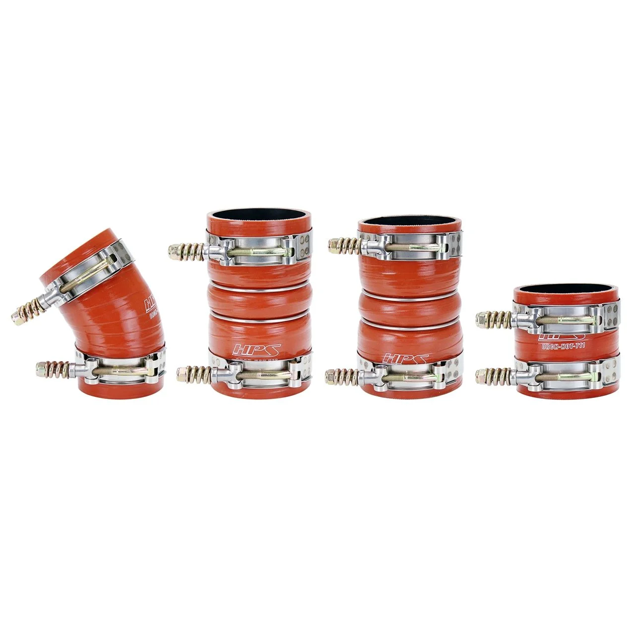 HPS High Temp Reinforced Silicone Intercooler Hose Boots Kit for Ford 2005-2007 F250 Superduty 6.0L PowerStroke Diesel