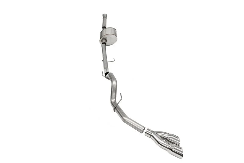Corsa 2021-2025 Ford F-150 SuperCab/6.5in Bed 5.0L V8 Xtreme Cat-Back Single Side Exit-Polished
