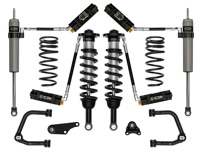 ICON 2024+ Toyota Tacoma 1.25in-3in Stage 5 Suspension System Tubular w/ Triple Rate Spring