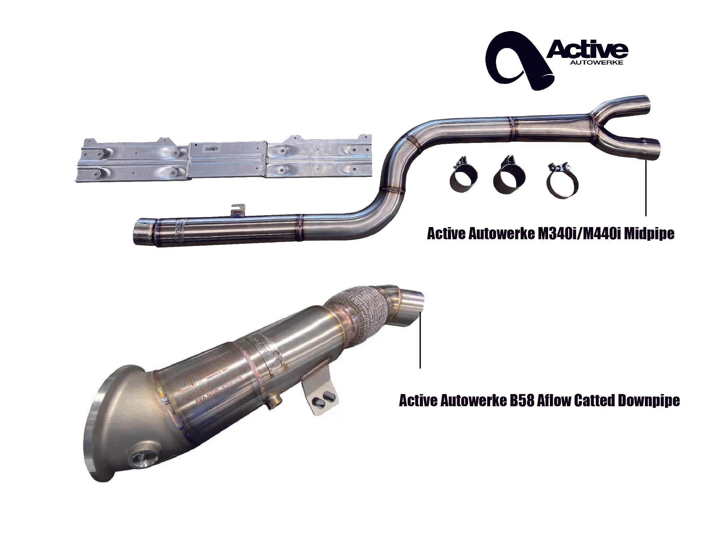 Active Autowerke Downpipe AFlow Bundle | BMW G20 M340i | G22 M440i 2018-2024