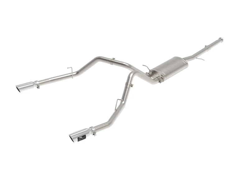 aFe Apollo GT Series Cat-Back Exhaust GM Trucks 09-18 V6-4.3L/V8-4.8/5.3L-Dual Rear Exit Polish Tips