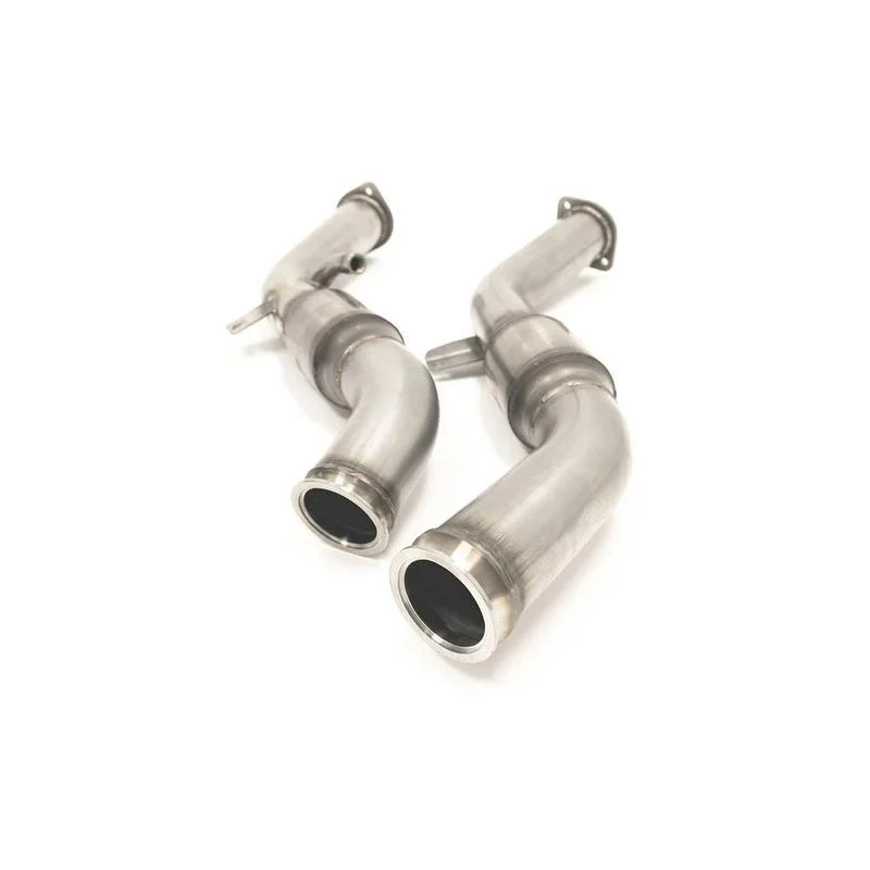 Ams Performance Alpha Exhaust Catted Full Downpipe Kit For Infiniti Q50