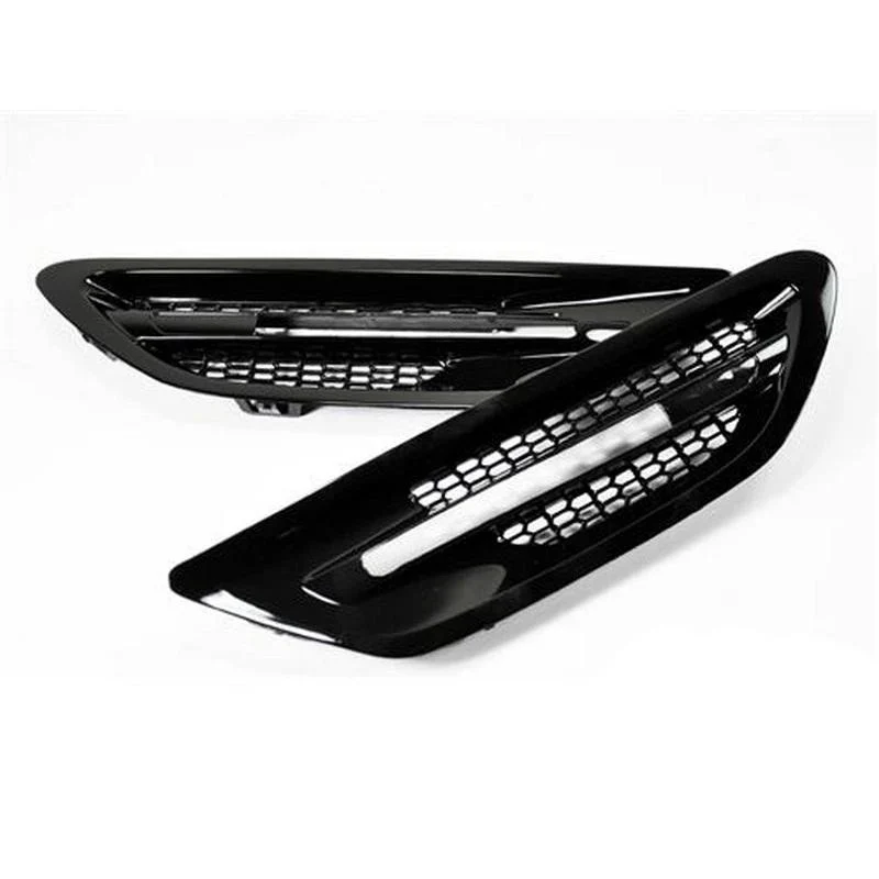AutoTecknic Aero Glazing Black Fender Vents For BMW F10 M5