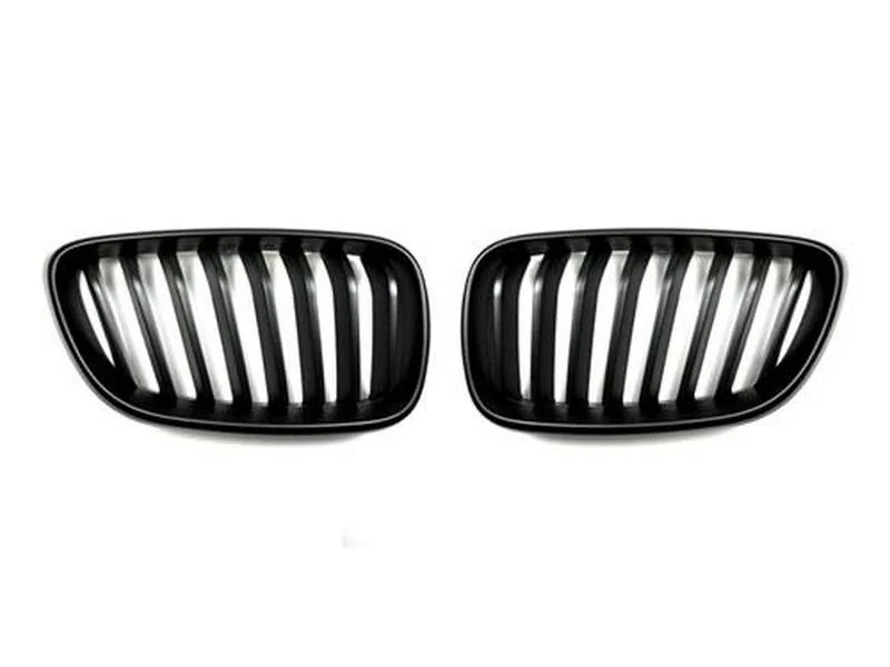 AutoTecknic Aero Stealth Black Front Grilles For BMW F22 230i 2016-2021