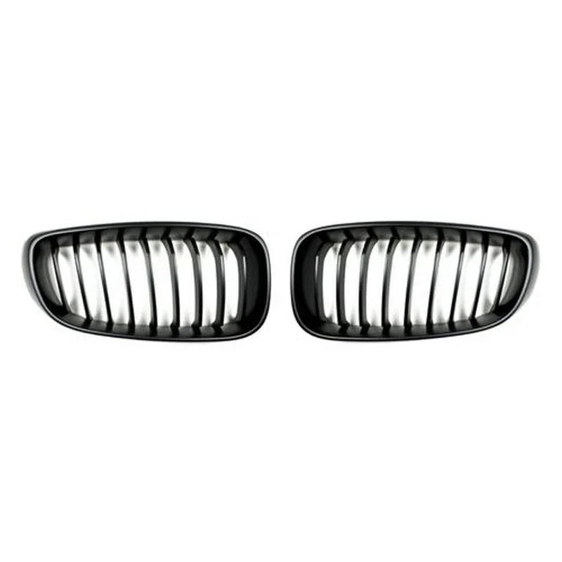 AutoTecknic Aero Replacement Stealth Black Front Grilles For BMW F34 340i