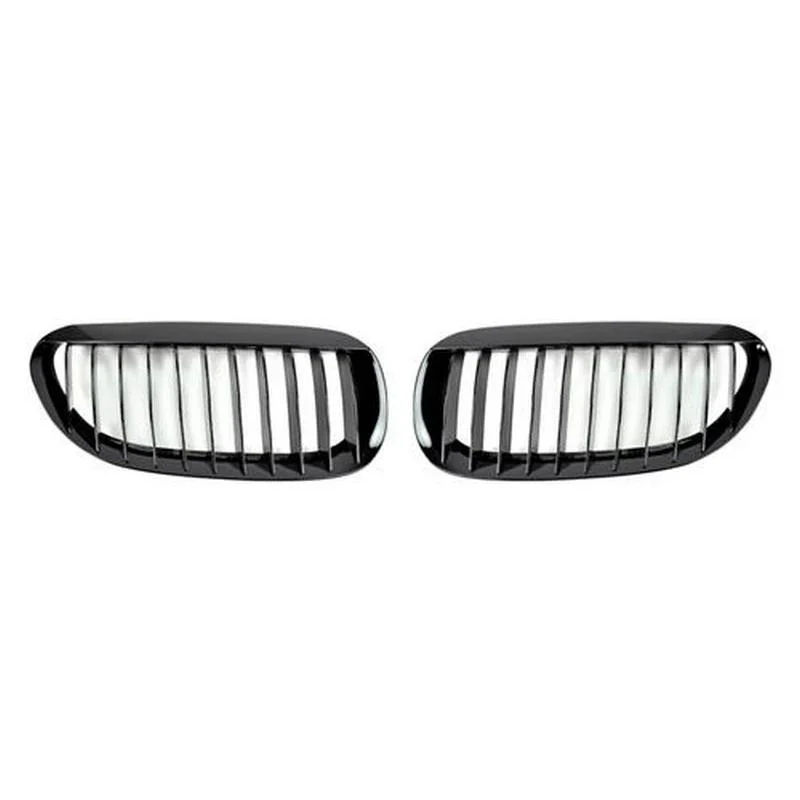 AutoTecknic Aero Replacement Glazing Black Front Grilles For BMW E64 M6