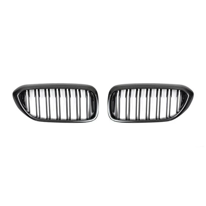 AutoTecknic Aero Replacement Dual Slats Front Grilles For BMW G30 5 Series