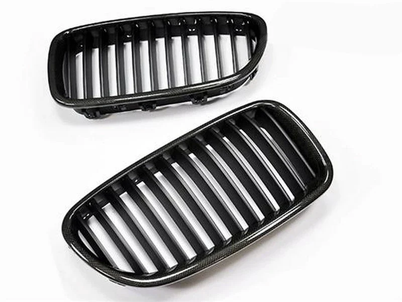 AutoTecknic Aero Carbon Fiber Front Grilles For BMW F10 535i, 535i xDrive