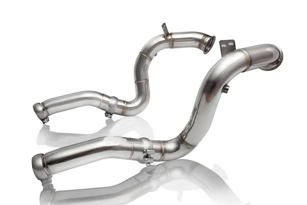 FI Exhaust Catless Downpipe For Mercedes-Benz W205 AMG C63 2014-2018