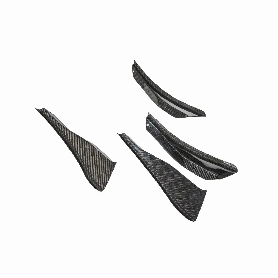 APR Performance Carbon Fiber Front Bumper Canards for BMW G87 M2 2023-2027